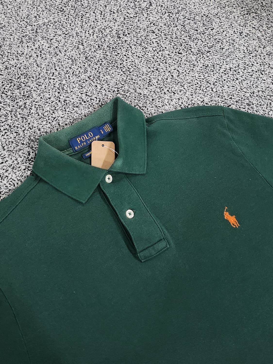 //폴로 랄프 로렌 그린 긴팔 카라티 S 상품이미지3