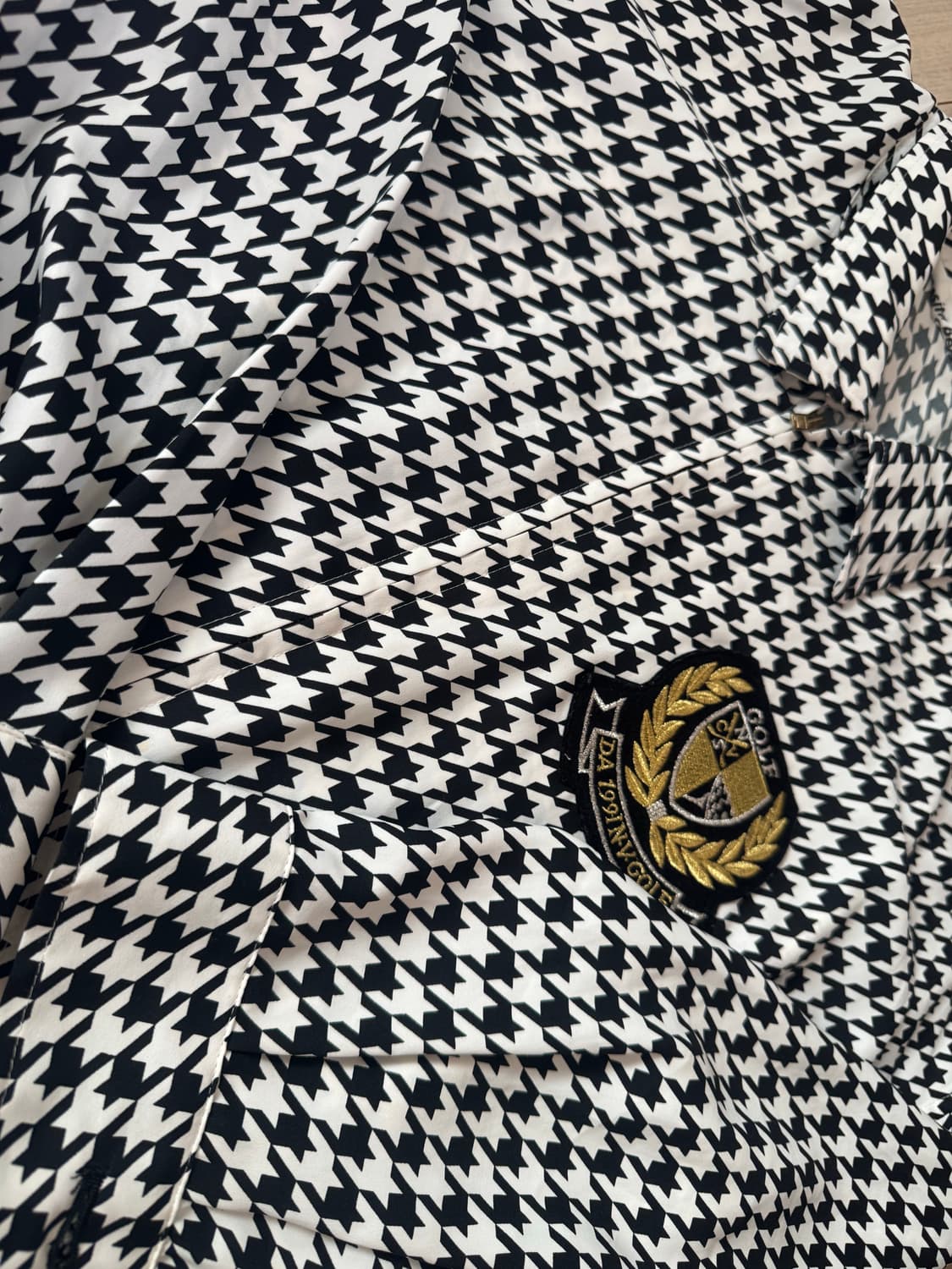 JPN Vintage Nouvelle vague 하운드투스체크 골프자켓 상품이미지2