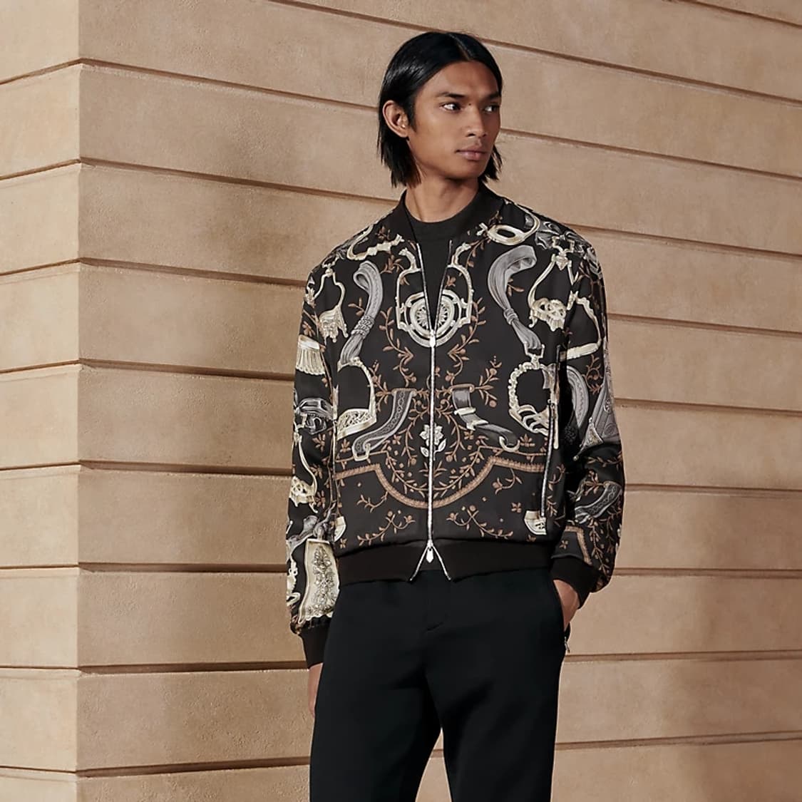 에르메스 에트리에 리버서블 립트림 자켓 상품이미지1