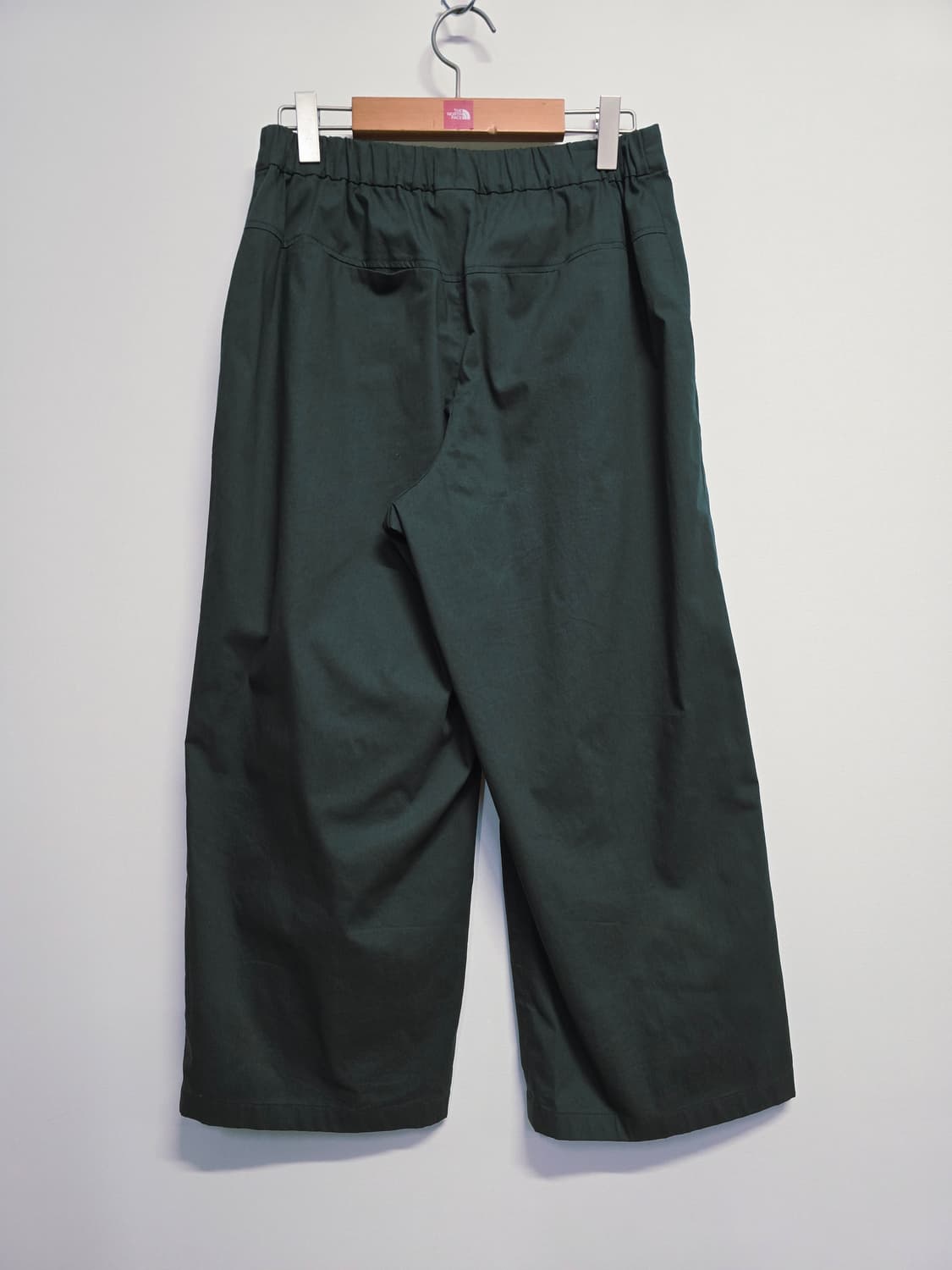 이새 다크 그린 와이드 팬츠 상품이미지3