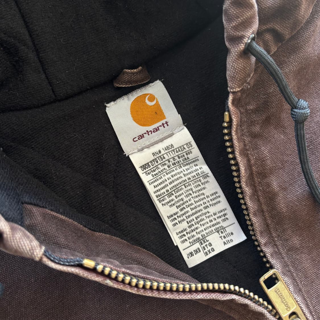 칼하트 j130 다크브라운 2xl 상품이미지3