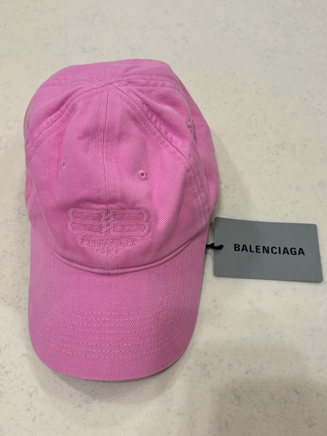 [L, 59] 발렌시아가 BB Paris 핑크 볼캡 상품이미지8