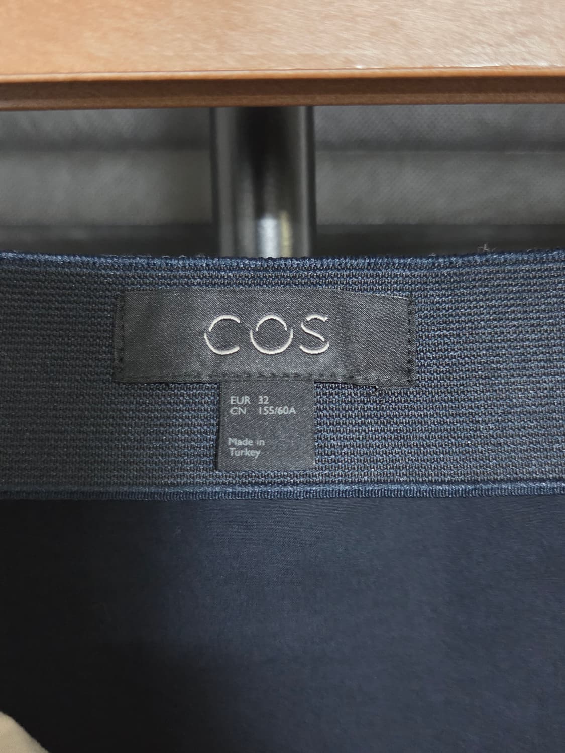 [코스] 언밸런스 컬러블록 코튼 A라인 미디 스커트 | 00106 상품이미지3