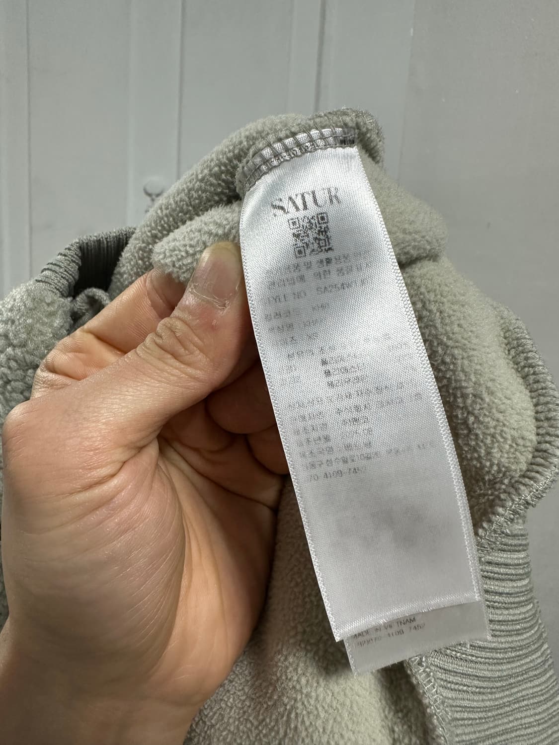 세터 시어링 플리스 후드집업 상품이미지4