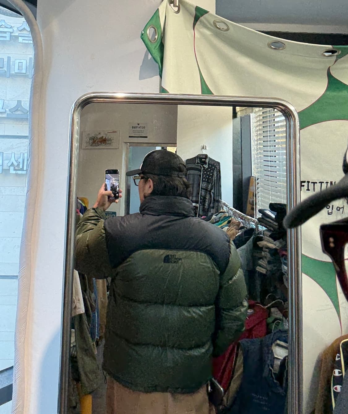 노스페이스 눕시 카키 센터로고 XXL 110 상품이미지8