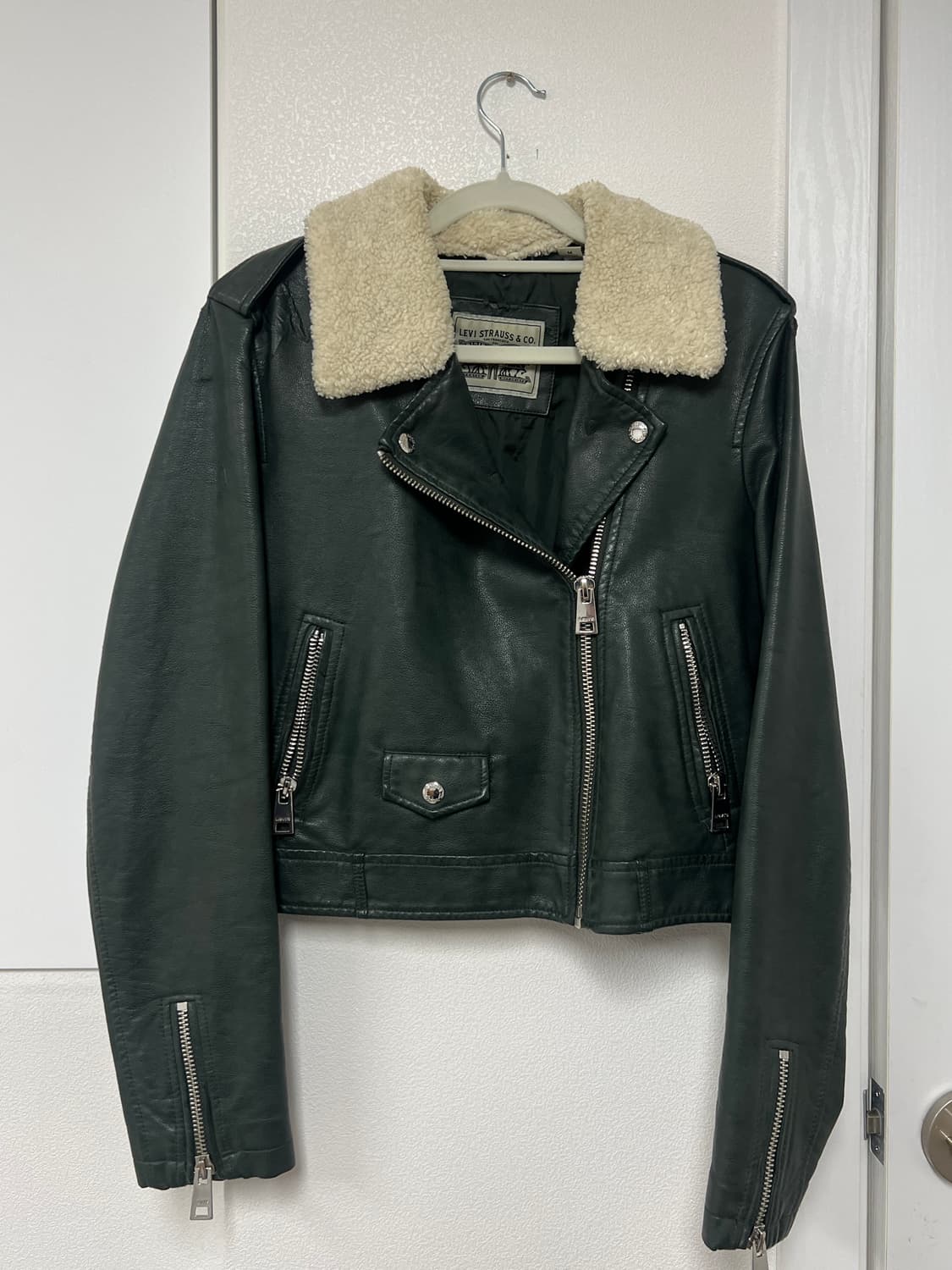 Levi’s Green Moto Jacket M 상품이미지2