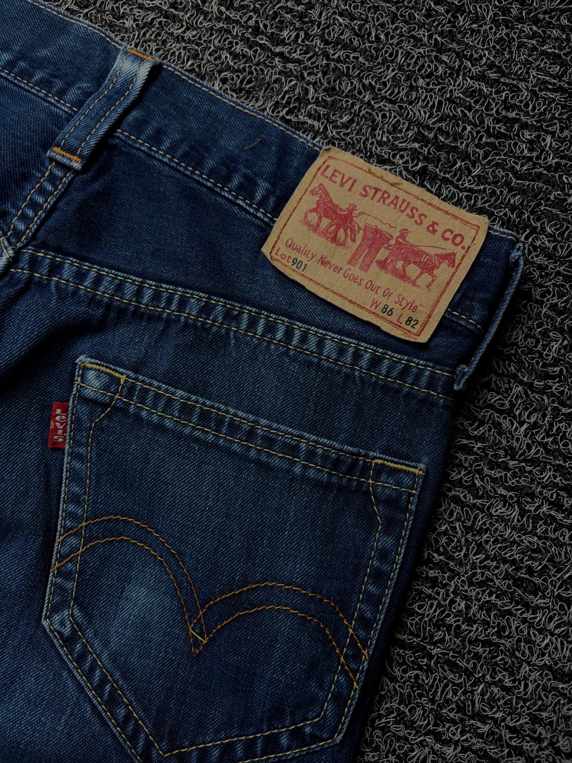 리바이스 type-1 아이코닉 레귤러 데님 팬츠 1403 상품이미지4