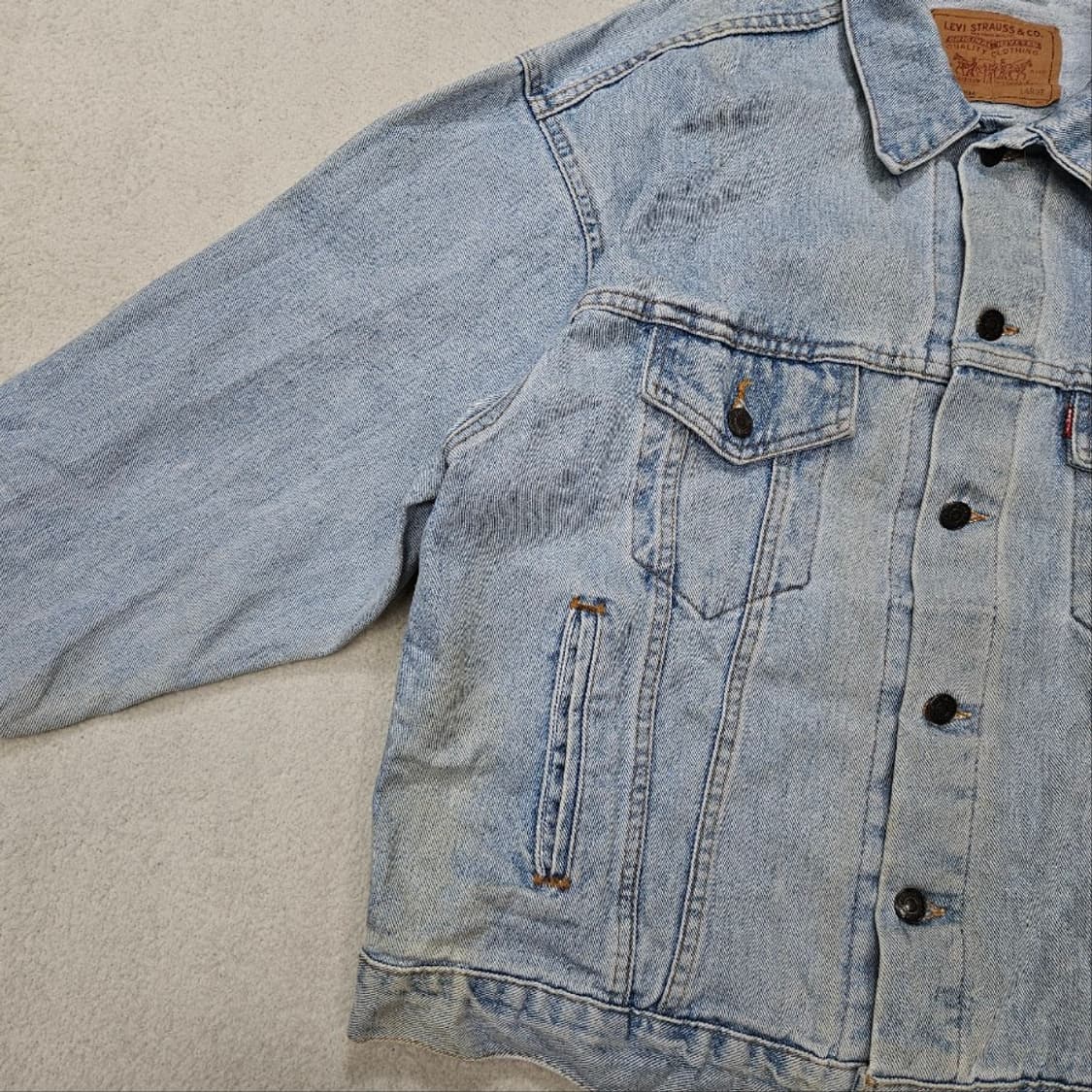 Made in USA 90s 리바이스 데님 자켓 L 상품이미지4