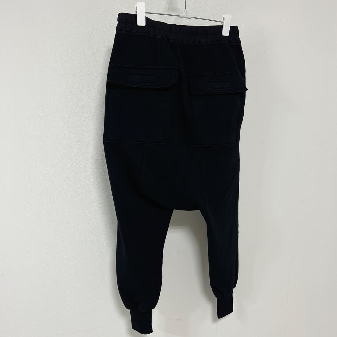 릭오웬스 16FW 다크쉐도우 프리즈너 드로우스트링 조거 팬츠 블랙 상품이미지2