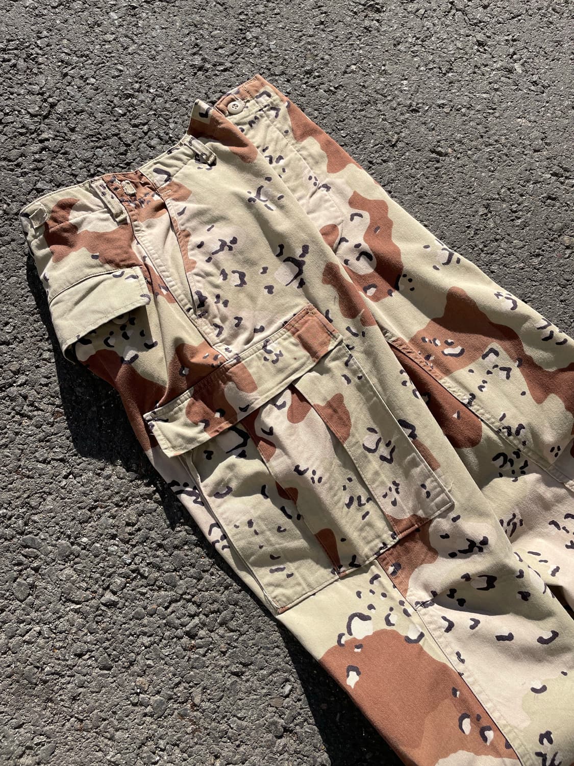 90s U.S Army Desert camo BDU 초코칩 팬츠 상품이미지4