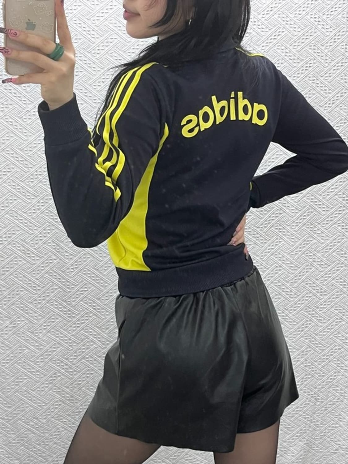 아디다스 Y2K 레트로 빈티지 딱붙핏 져지 집업 85 C11539 상품이미지2