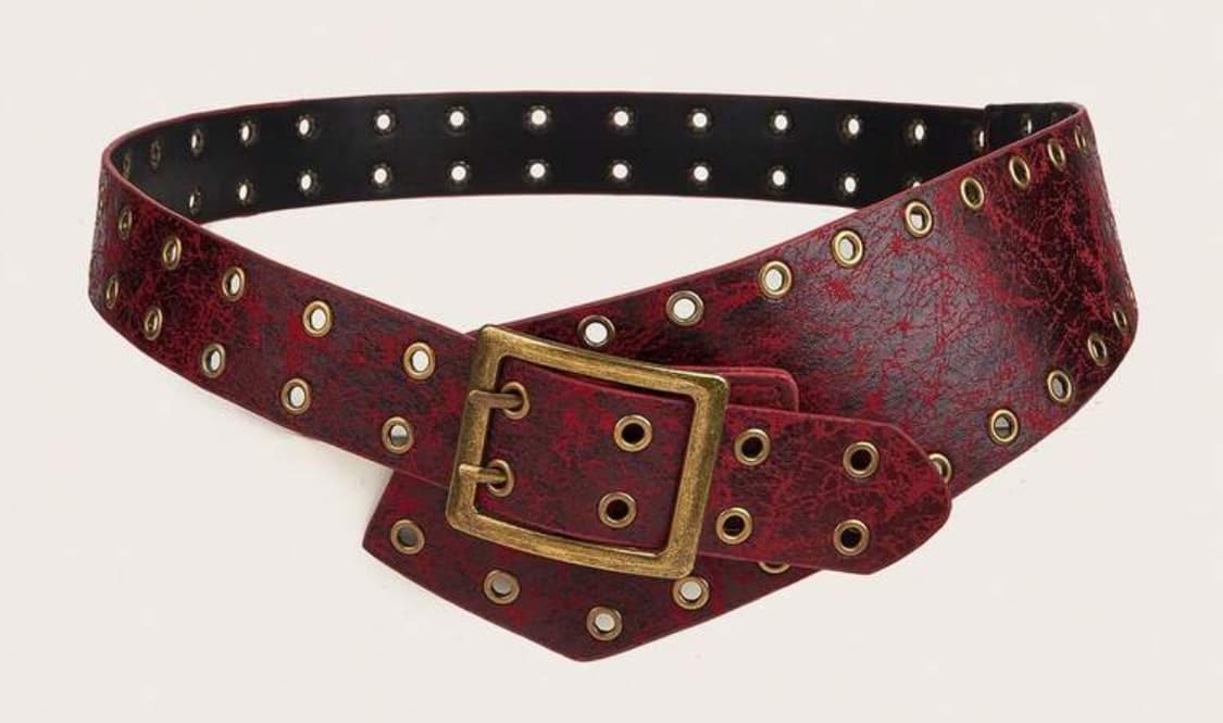 버건디 컬러 벨트 ( 허리띠 ) 프리사이즈  상품이미지3