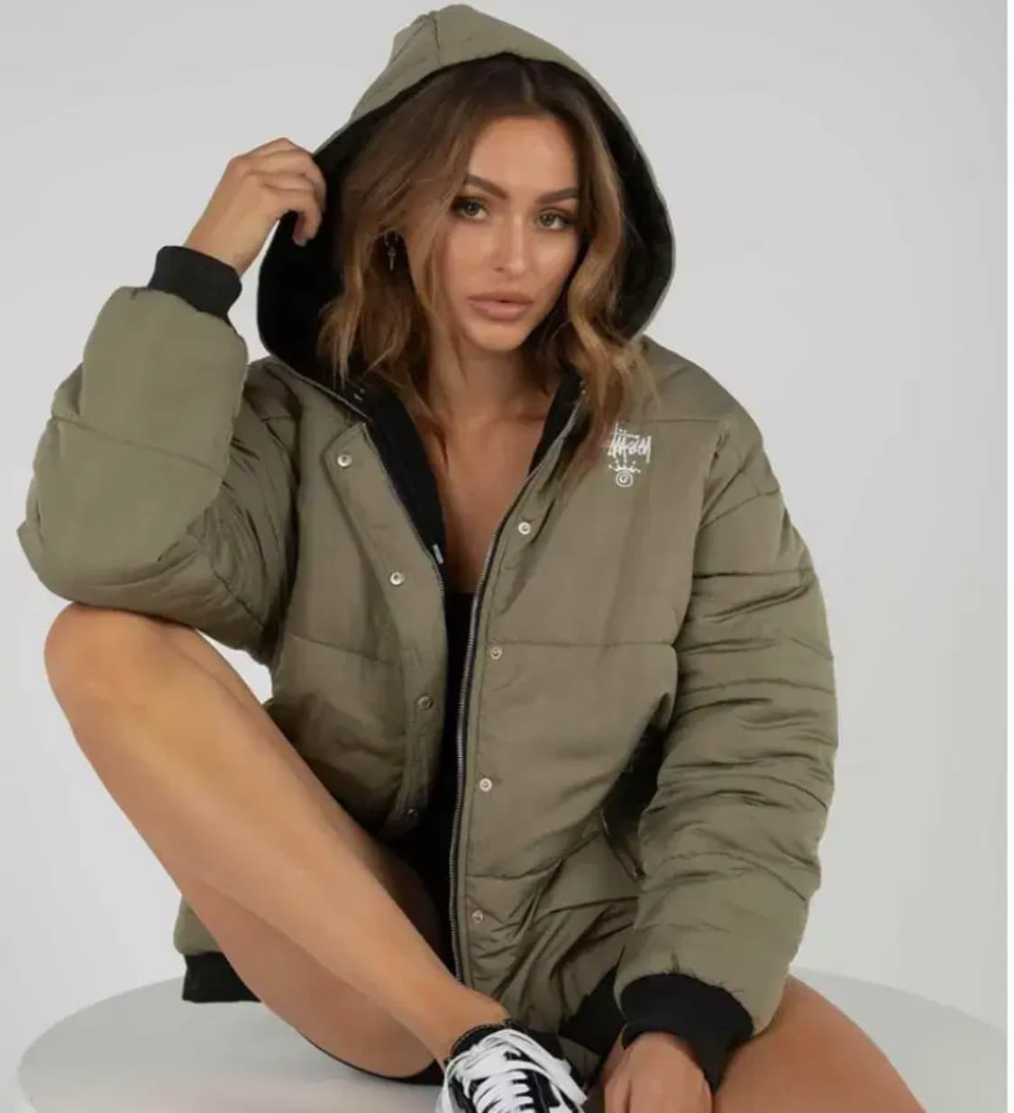 스투시 여성 파울러 리버서블 패딩 자켓(2번 시착)(정품) 상품이미지1