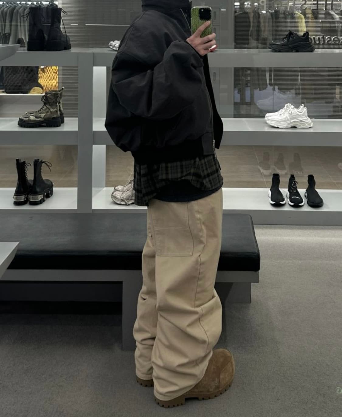 (M) mjd 빅 포켓 배기 팬츠 베이지 상품이미지3