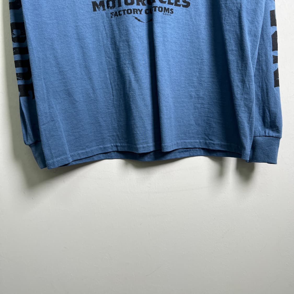 할리데이비슨 블루 그래픽 롱슬리브 M 상품이미지5