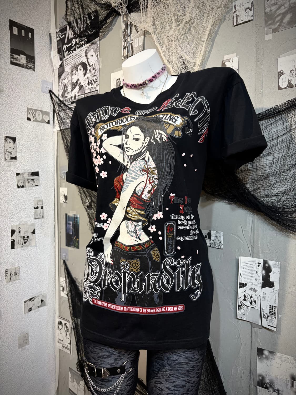 00's Oriental girl Printing over-fit 상품이미지5