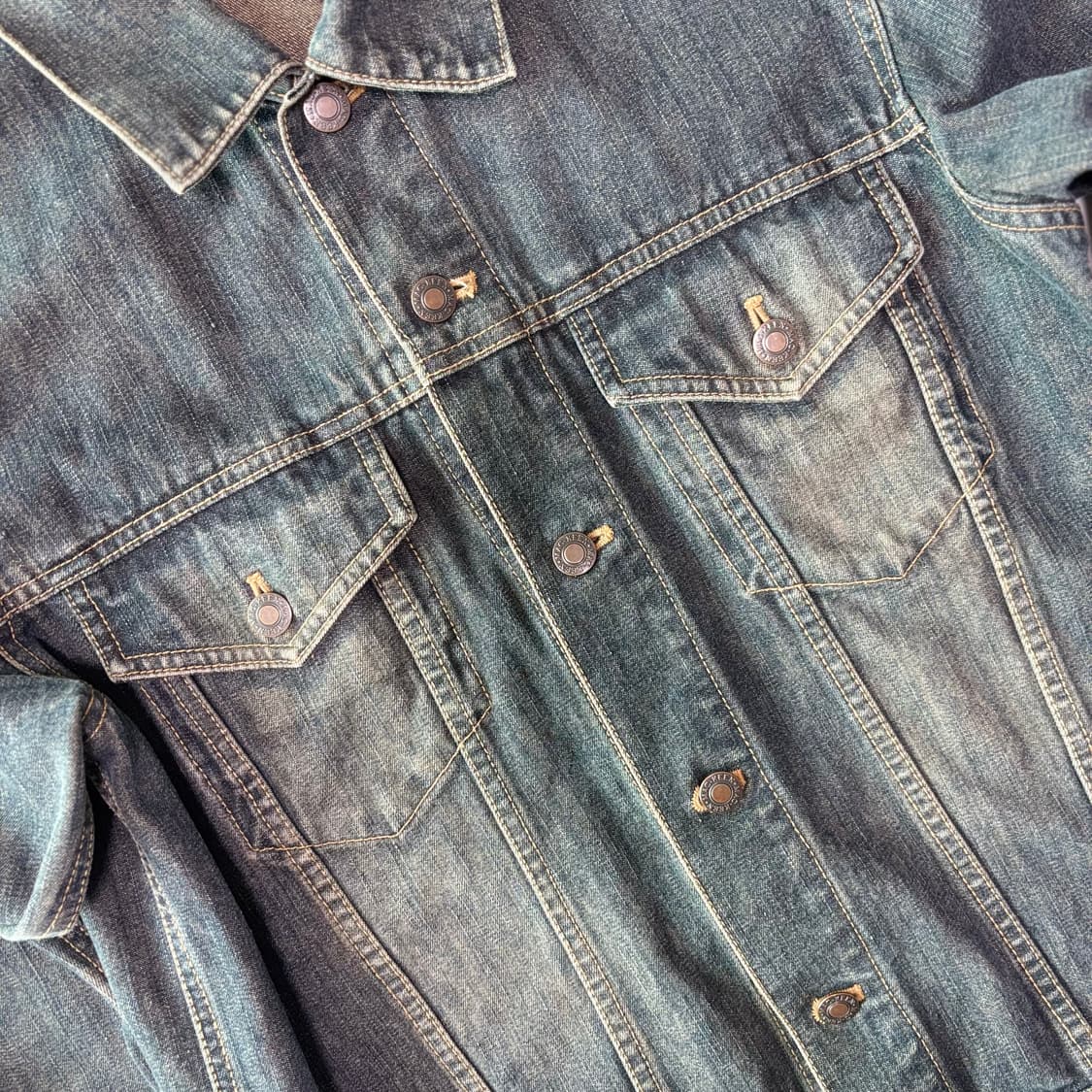 맥킨(MAC-KEEN) 페이디드 인디고 데님 자켓 상품이미지2