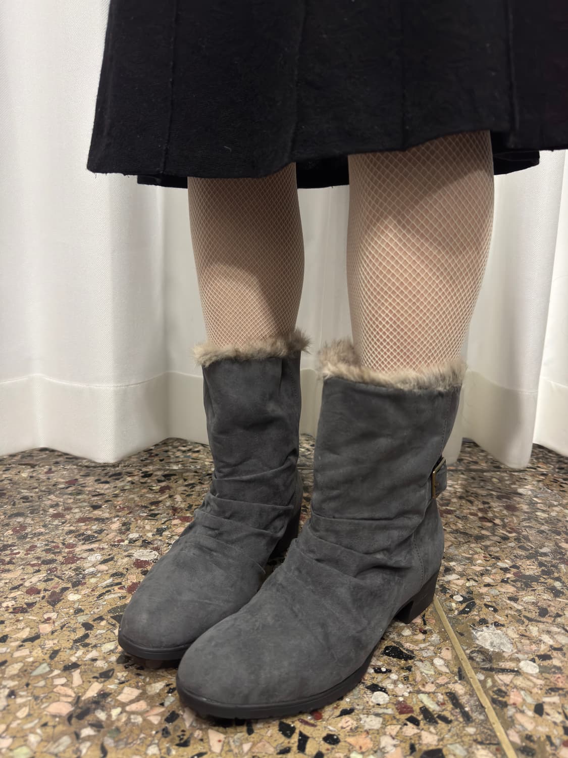 beauth wrinkle fur boots 상품이미지4