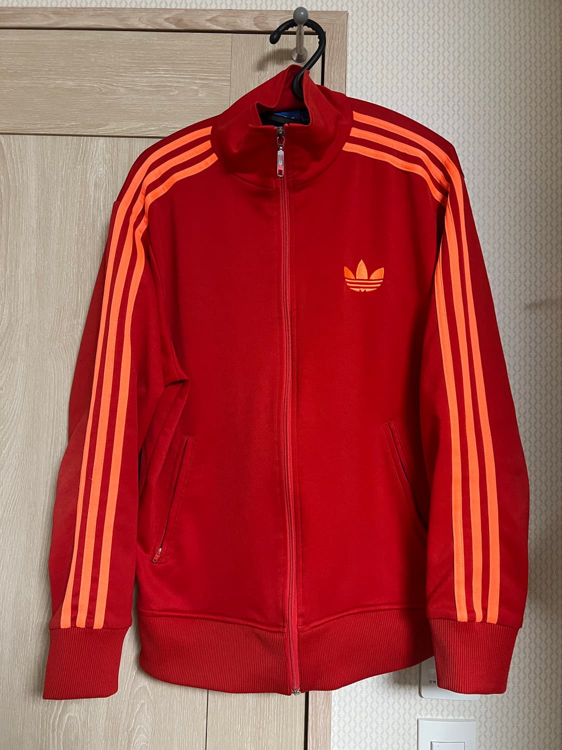 아디다스 구파이어버드 레드오렌지 져지 트랙탑 구파버 y2k 상품이미지1