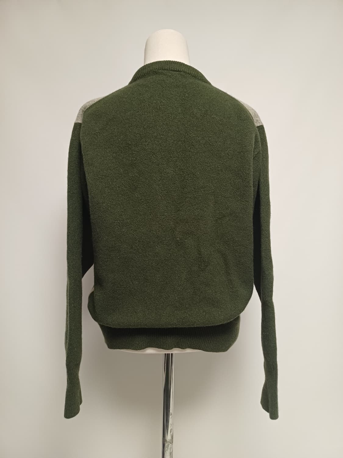 (희귀/Japan) 라코스테 아가일 울 100% 브이넥 니트 상품이미지3