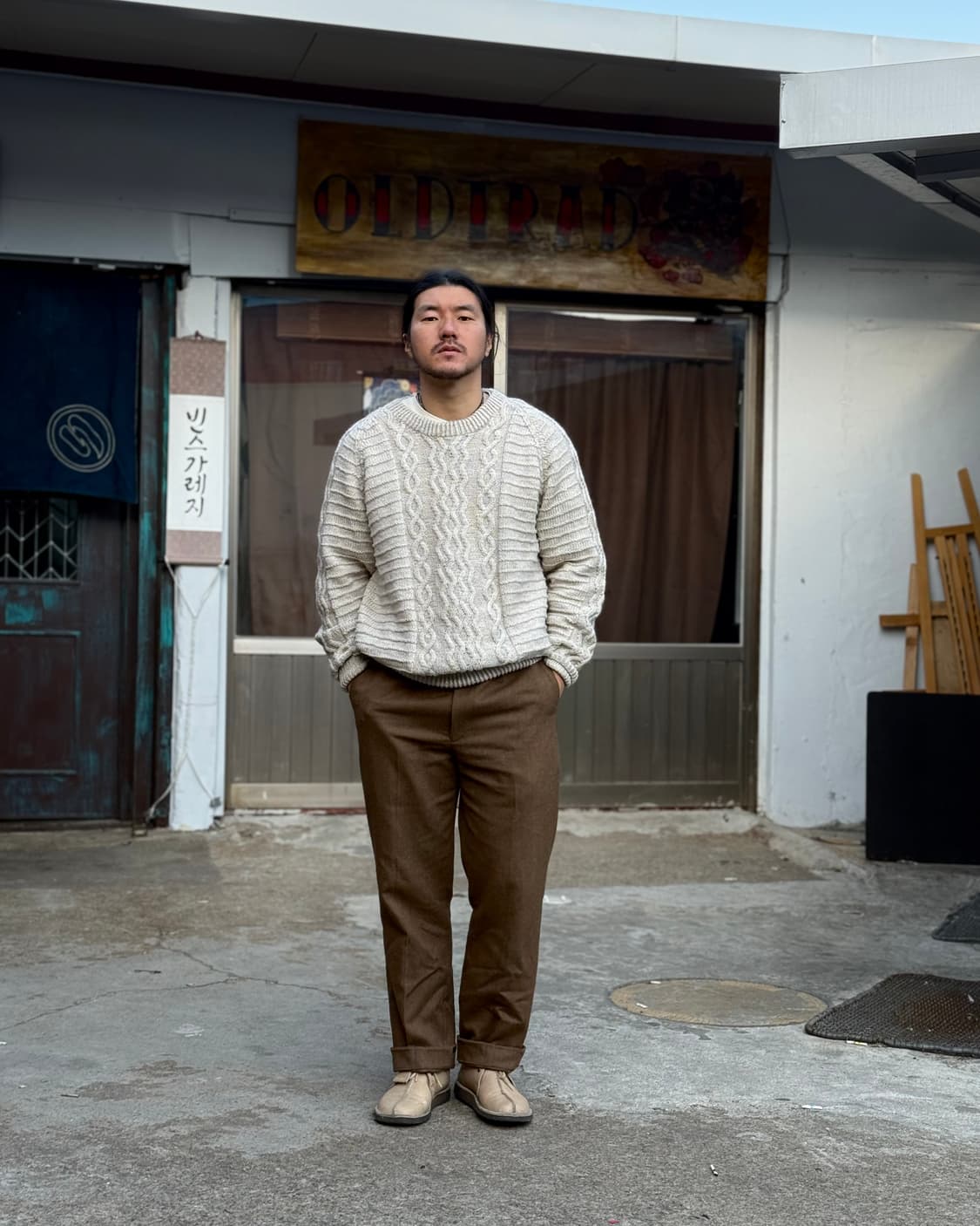 빈티지 피셔맨 스웨터 103-105 상품이미지6