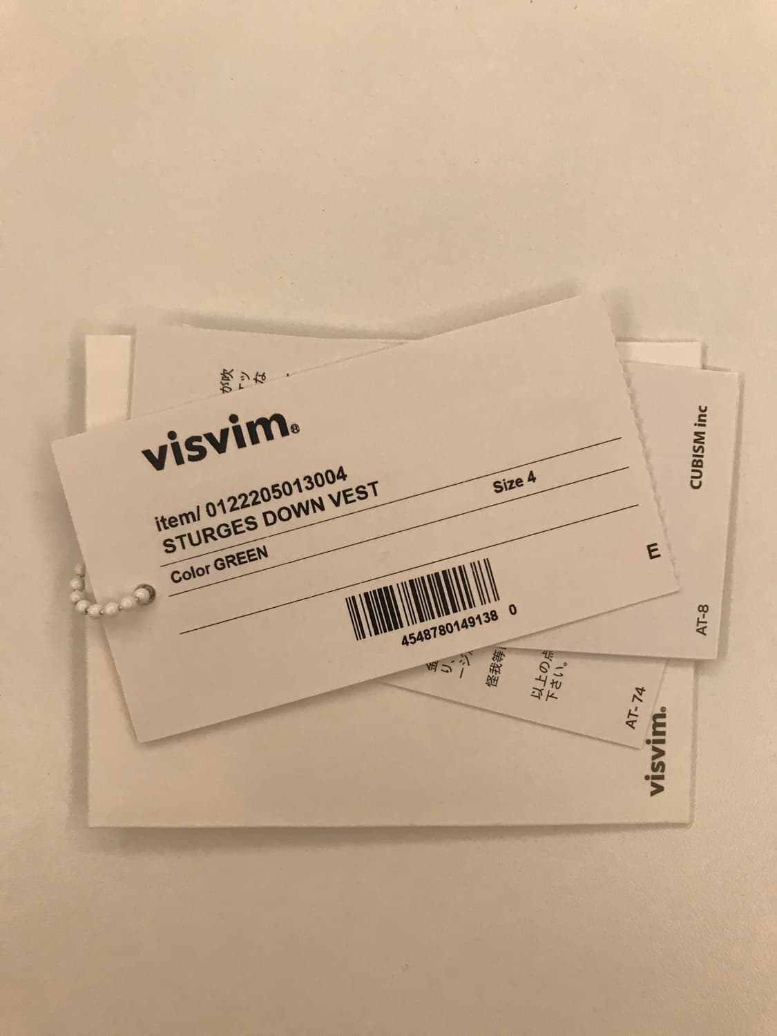 visvim STURGES DOWN BEST 비즈빔 패딩조끼 베스트 상품이미지9