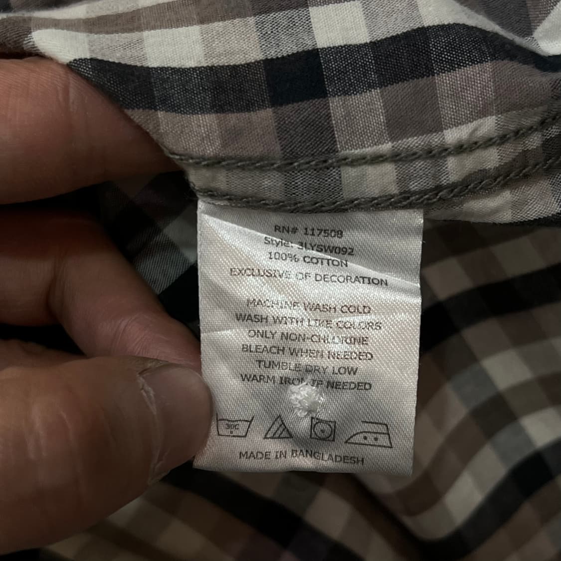  리바이스 체크 웨스턴 하프 셔츠 y16315 상품이미지7