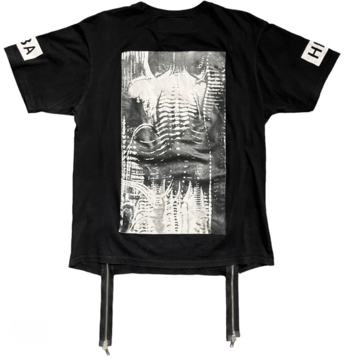 Hood By Air zip half sleeve T-shirt 상품이미지2