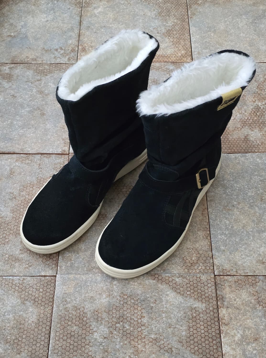 (230)오니츠카타이거 메리키 털 부츠 상품이미지1