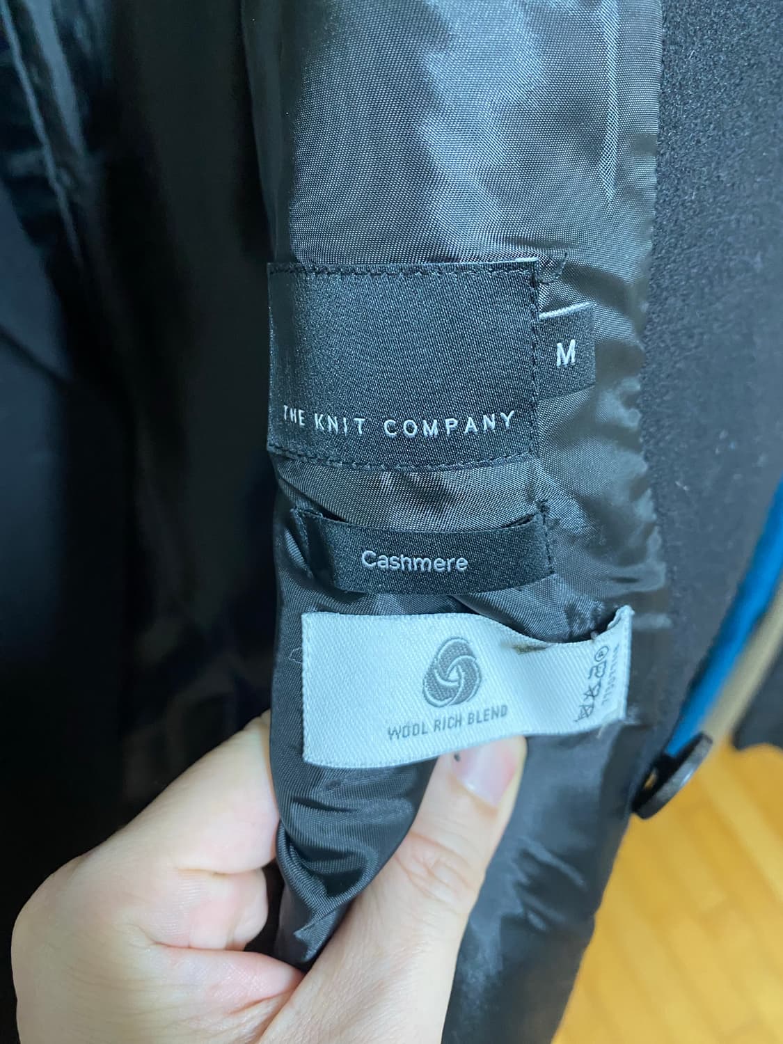 더니트컴퍼니 울 캐시미어 혼방 코트 상품이미지3