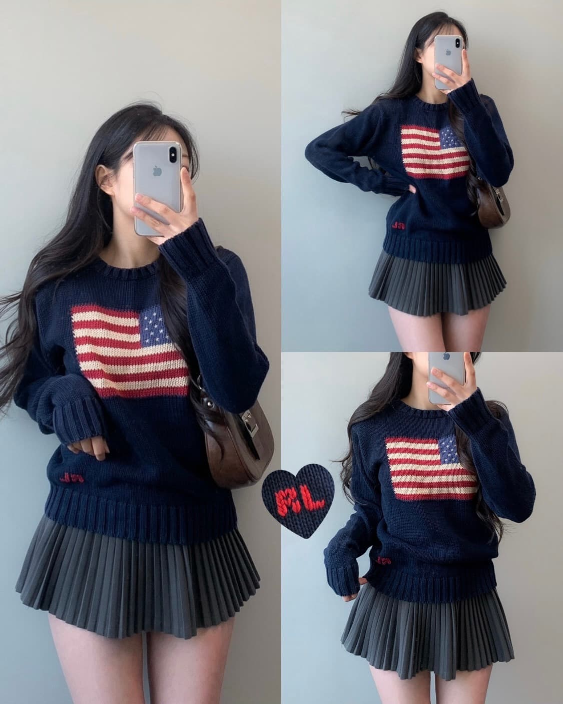 폴로 성조기 니트  상품이미지1