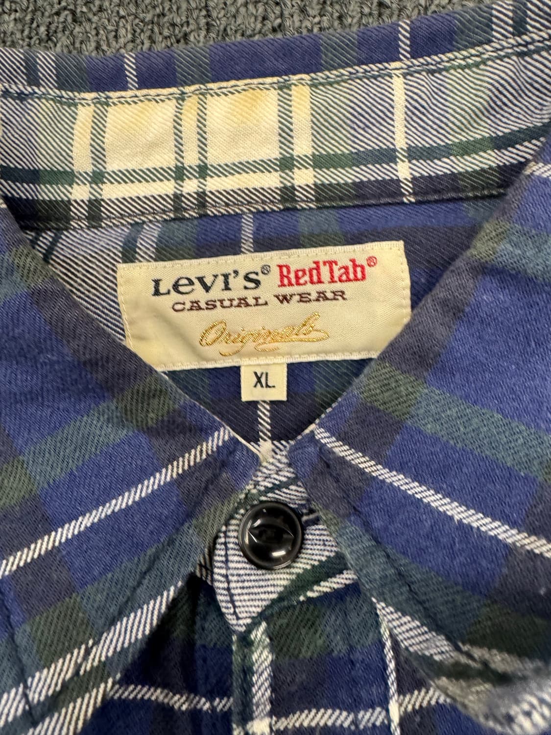 XL)리바이스 빈티지 플란넬 체크 셔츠 상품이미지5