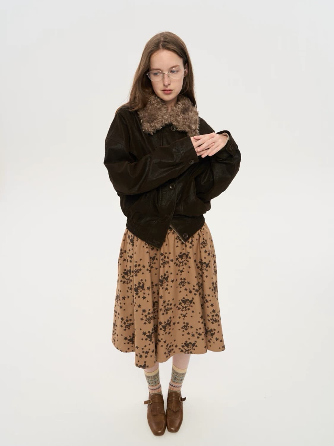 Local tag 가죽 코트 상품이미지1