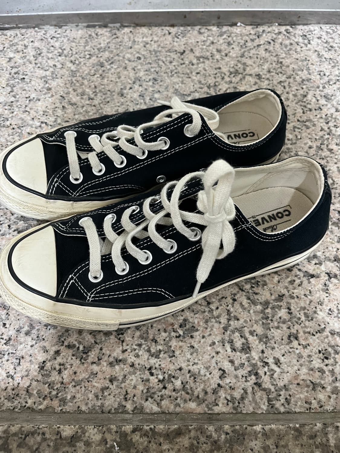 컨버스 척 70 로우 블랙 255 상품이미지4