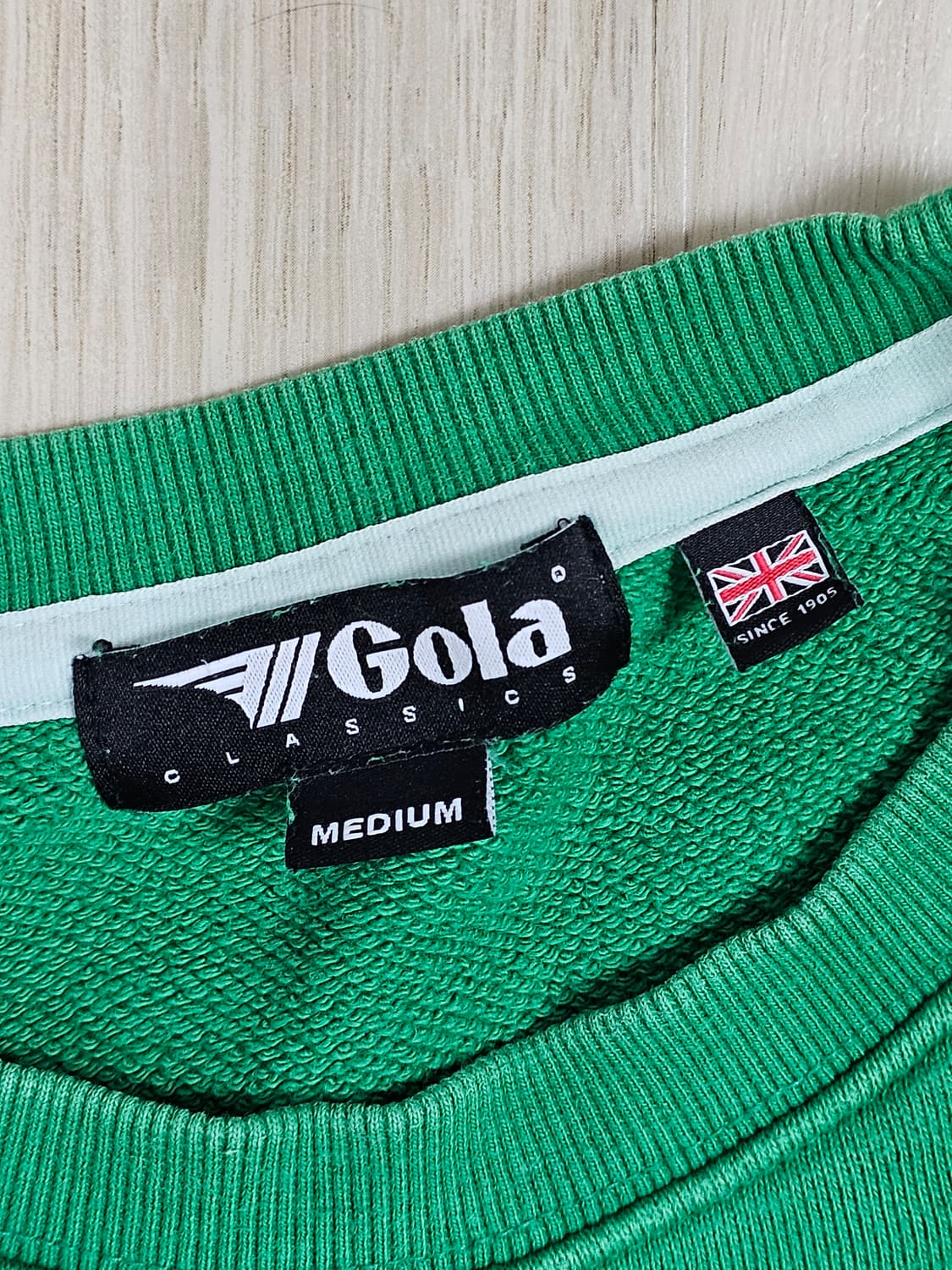 [M] Gola 골라 테니스 무드 그래픽 그린 스웨트셔츠 맨투맨 상품이미지4