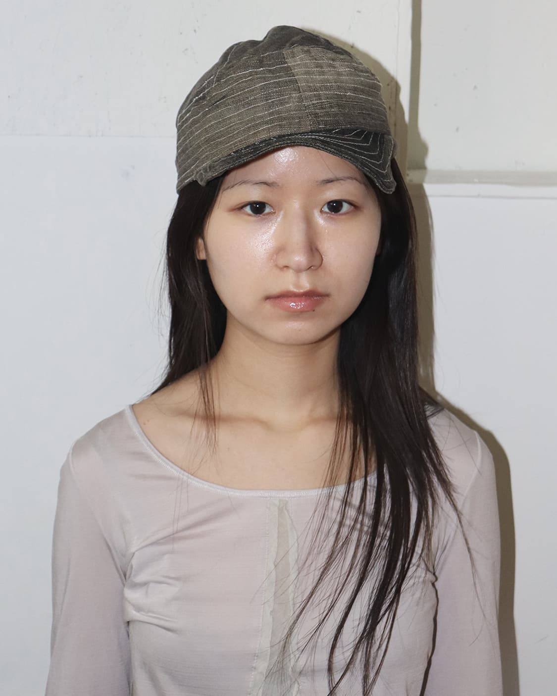 빈티지 와이어 브림 뉴스보이 캡 상품이미지1