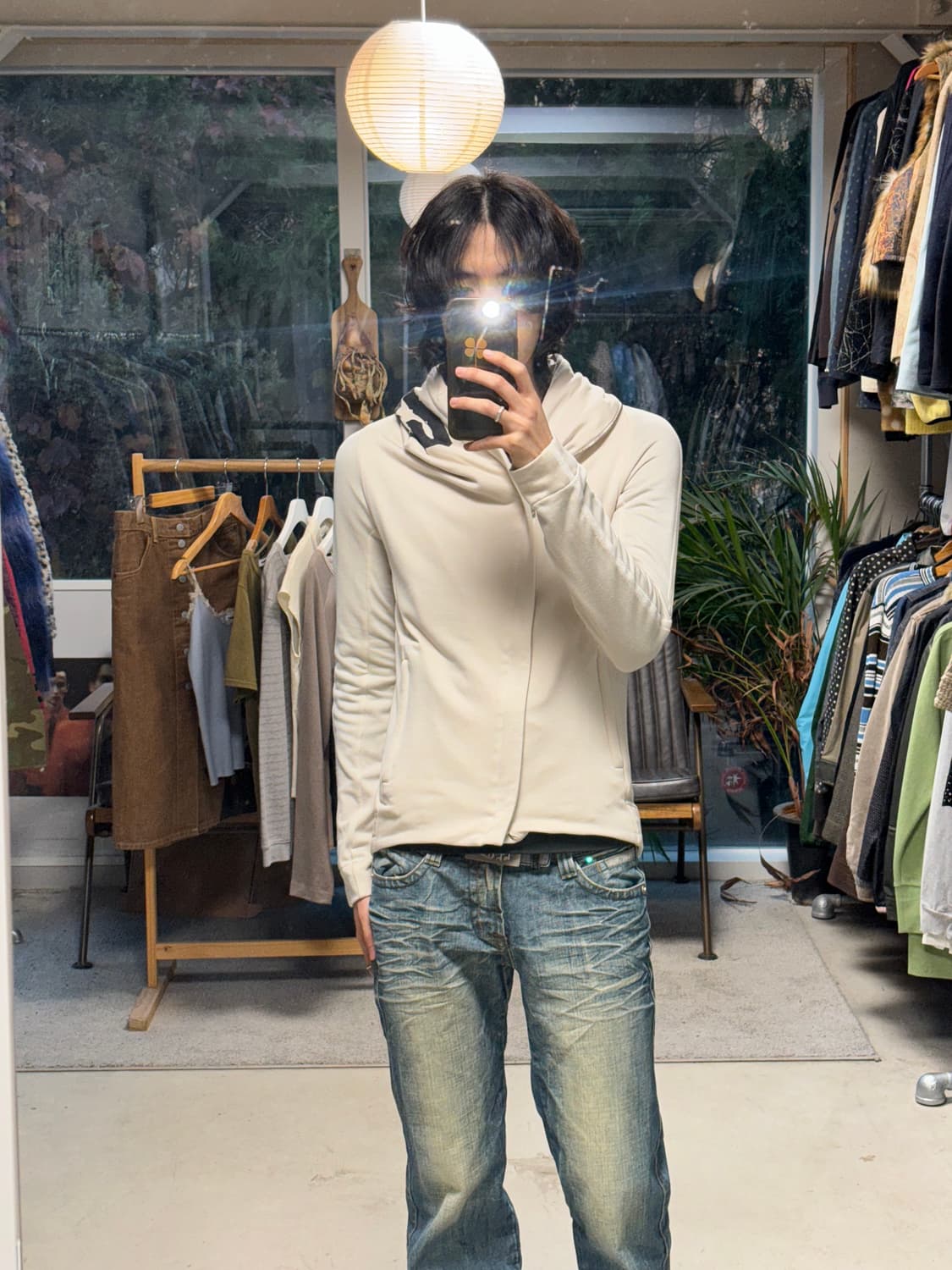 Bajra 비대칭 후드집업 상품이미지3