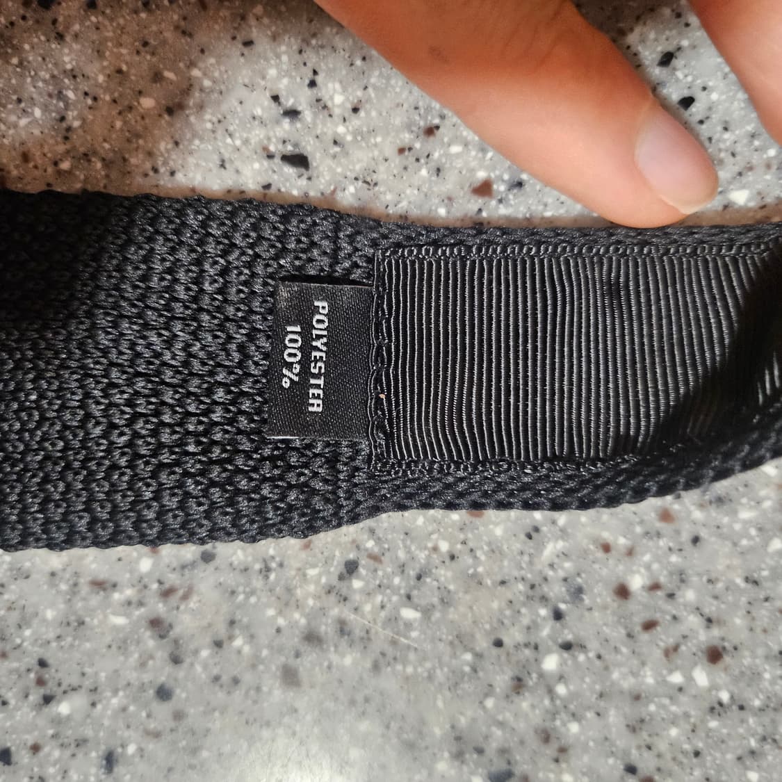 [실착1~2회미만] 무신사스탠다드 - 솔리드 니트 타이 [블랙 - FRE 상품이미지6