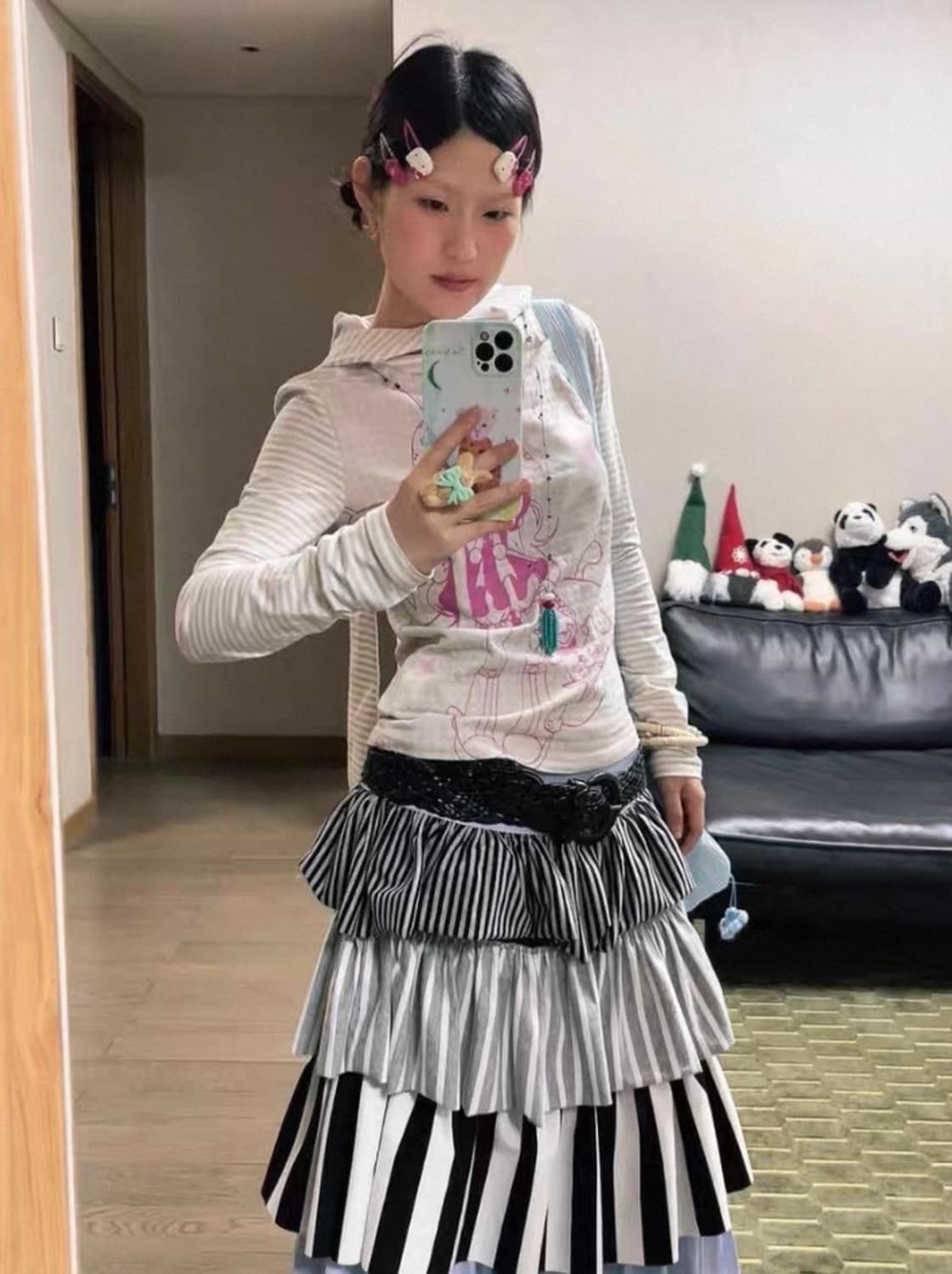 토끼 귀 후디 롱슬리브 상품이미지4