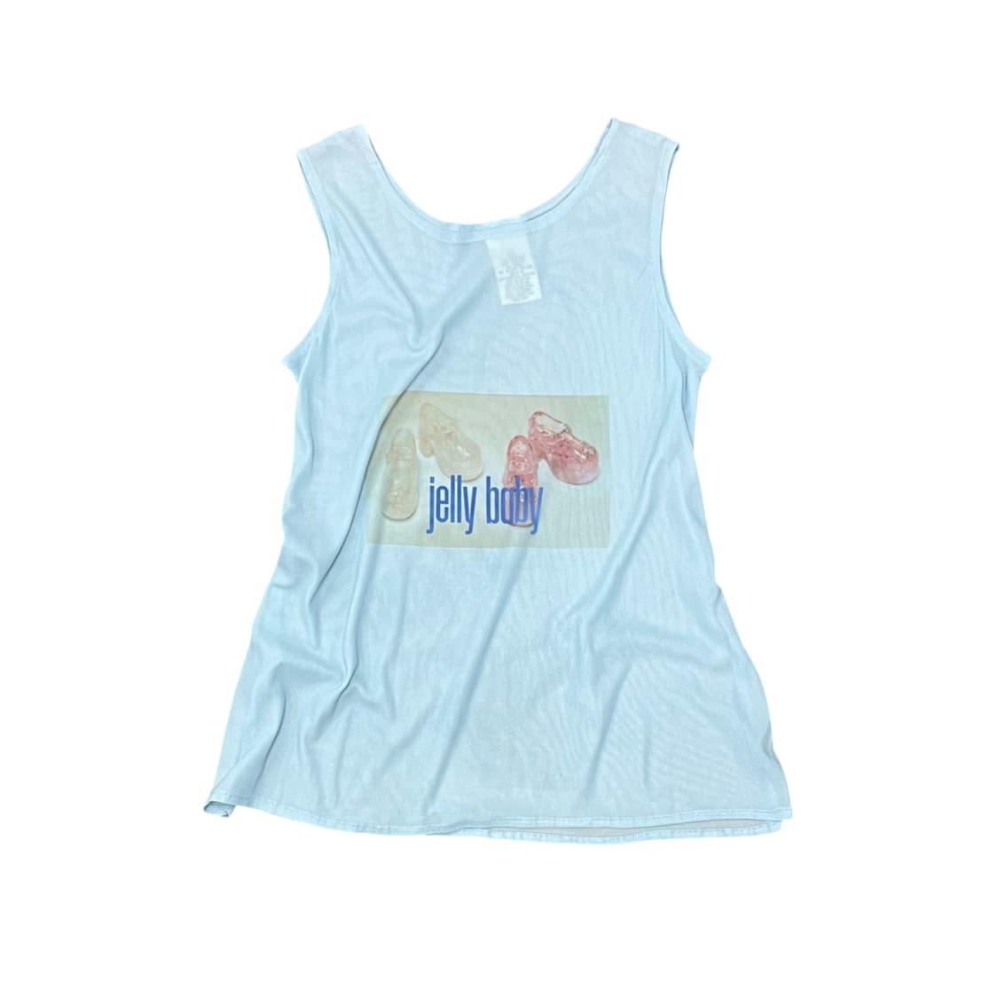 Jelly Baby See-Through Blue Sleeveless  상품이미지1