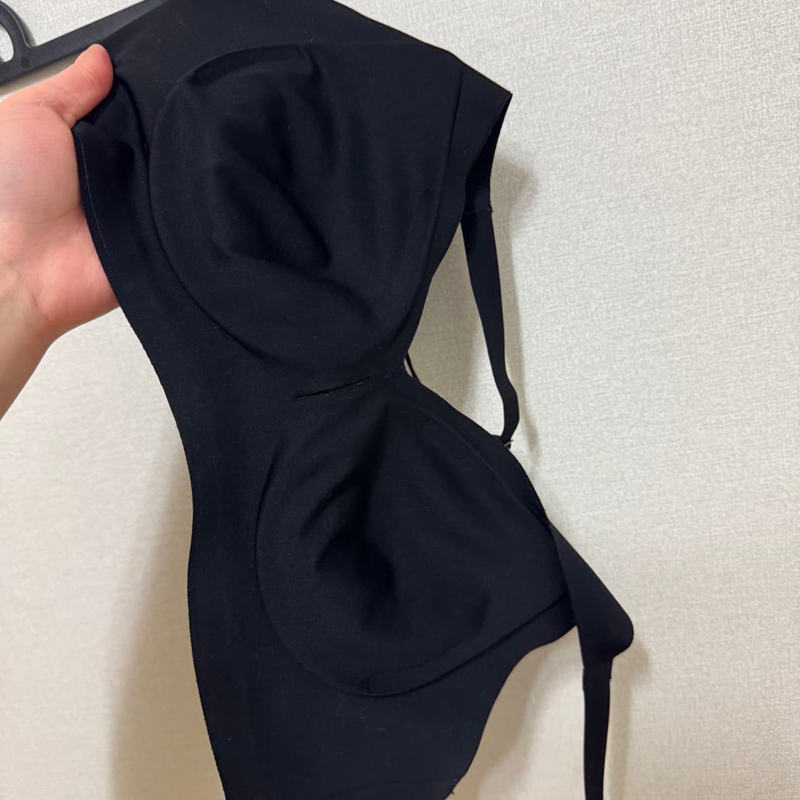 새상품 스파오 심리스 브라 후크타입 블랙 L 볼륨패드내장 상품이미지2