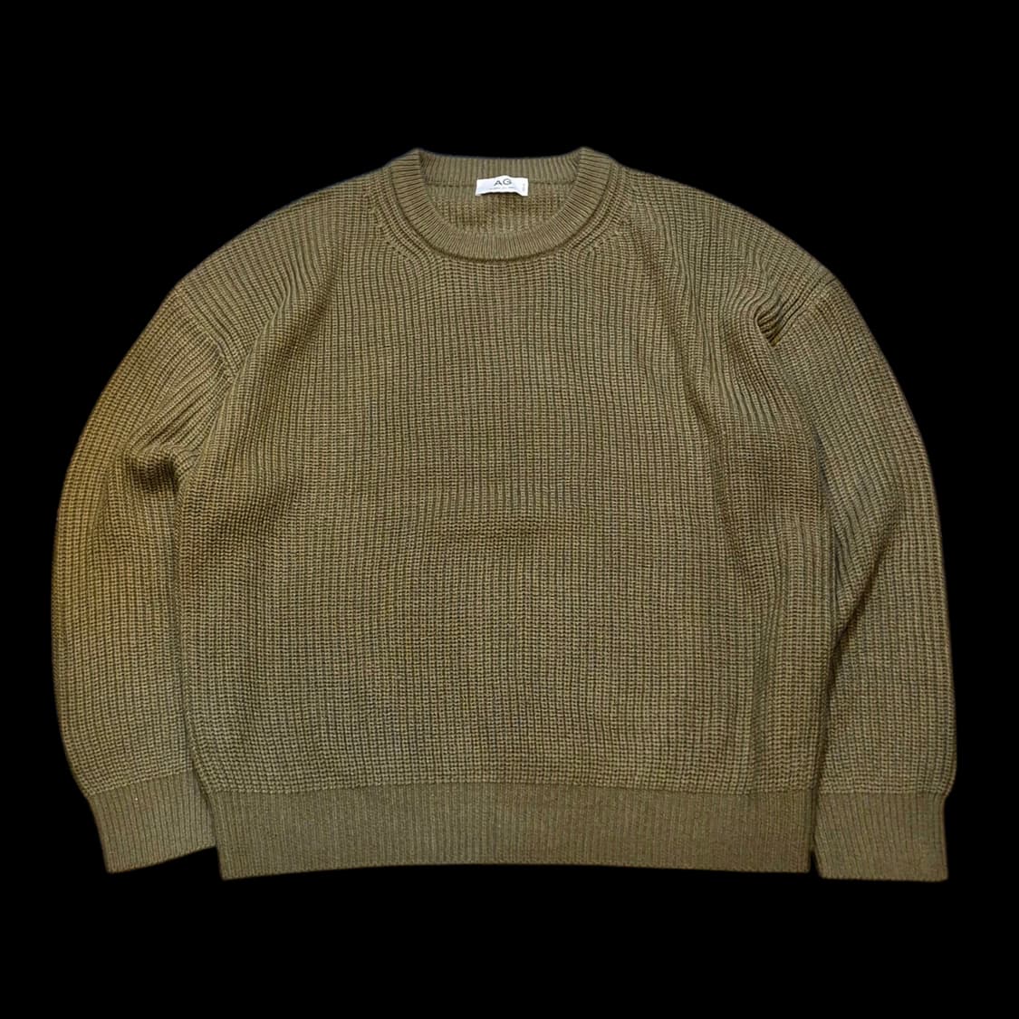 XL 카키 무지 니트 상품이미지1