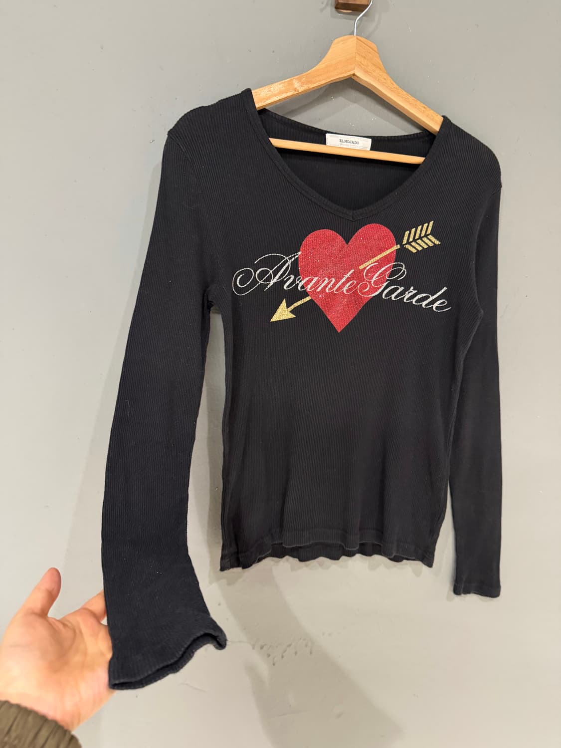 y2k printing detail long sleeve 상품이미지7