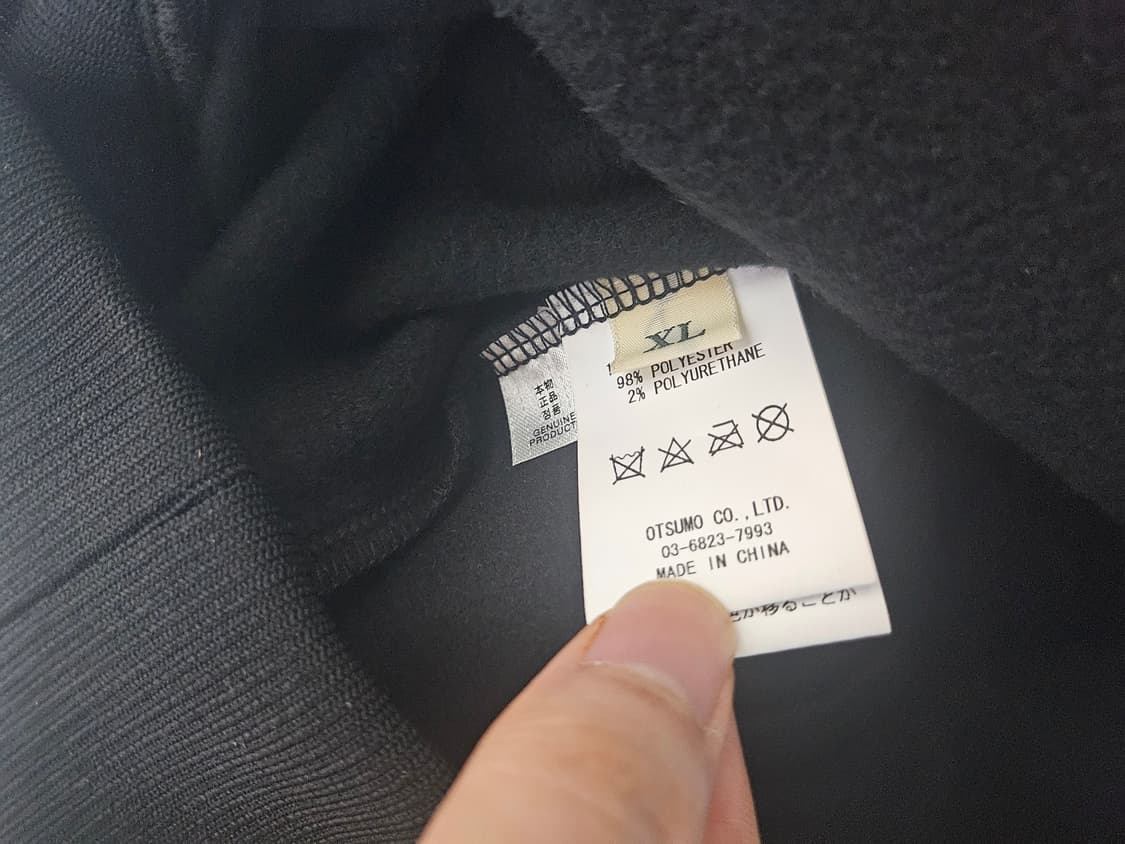 휴먼메이드 하프집업 후드 블랙  XL 상품이미지5