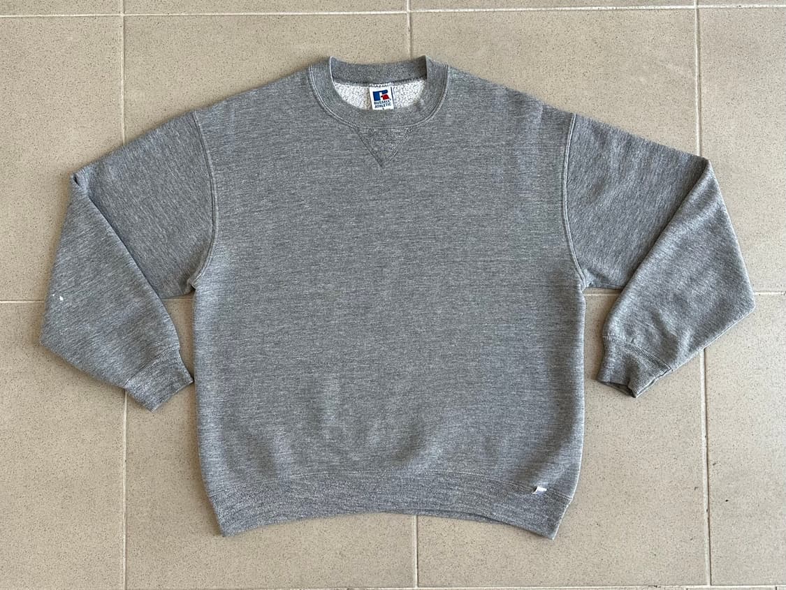 90s 빈티지 러셀 스웻셔츠 그레이 L USA 상품이미지1