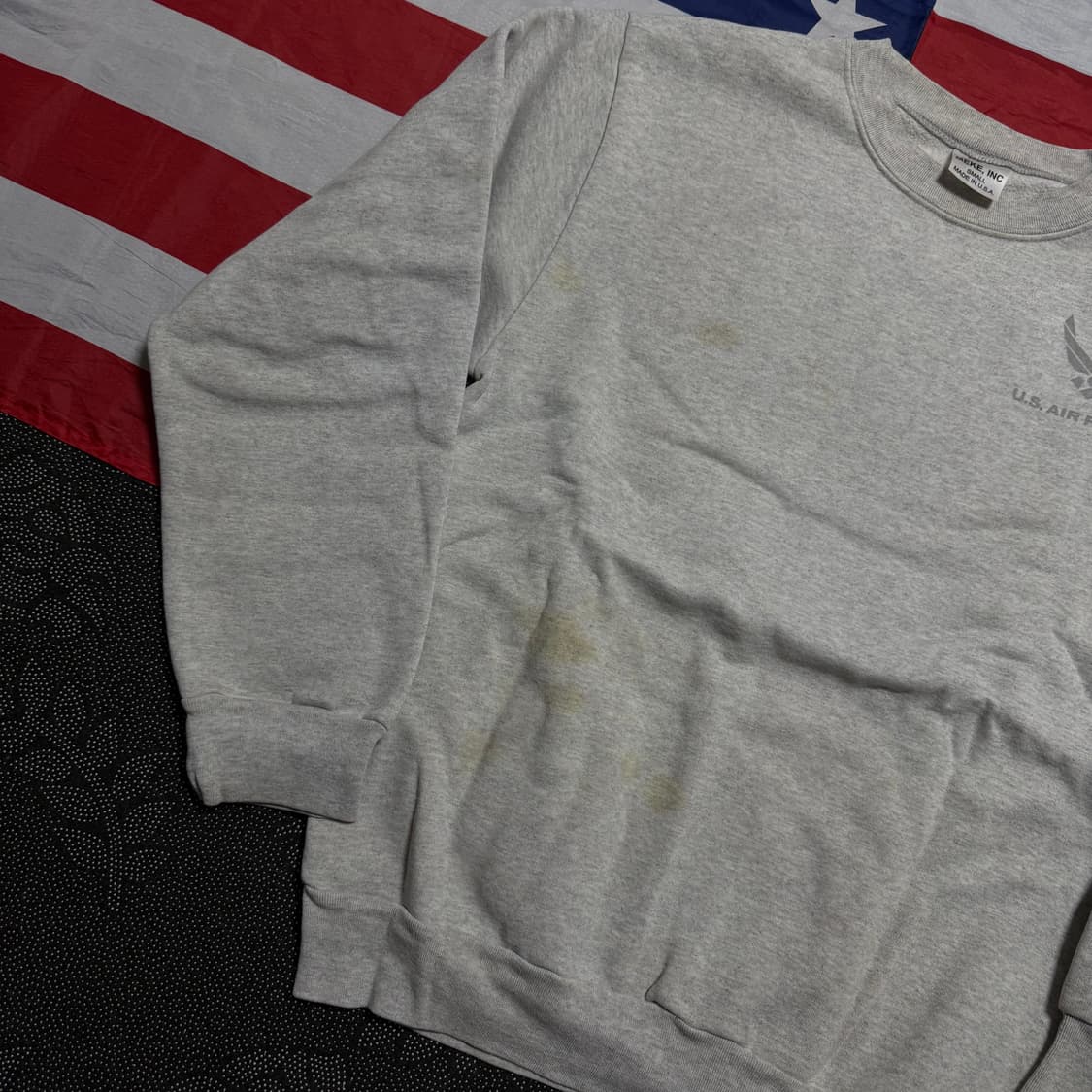 [S] 밀리터리 AIR FORCE 오리지널 스웻셔츠 맨투맨 US -33 상품이미지2