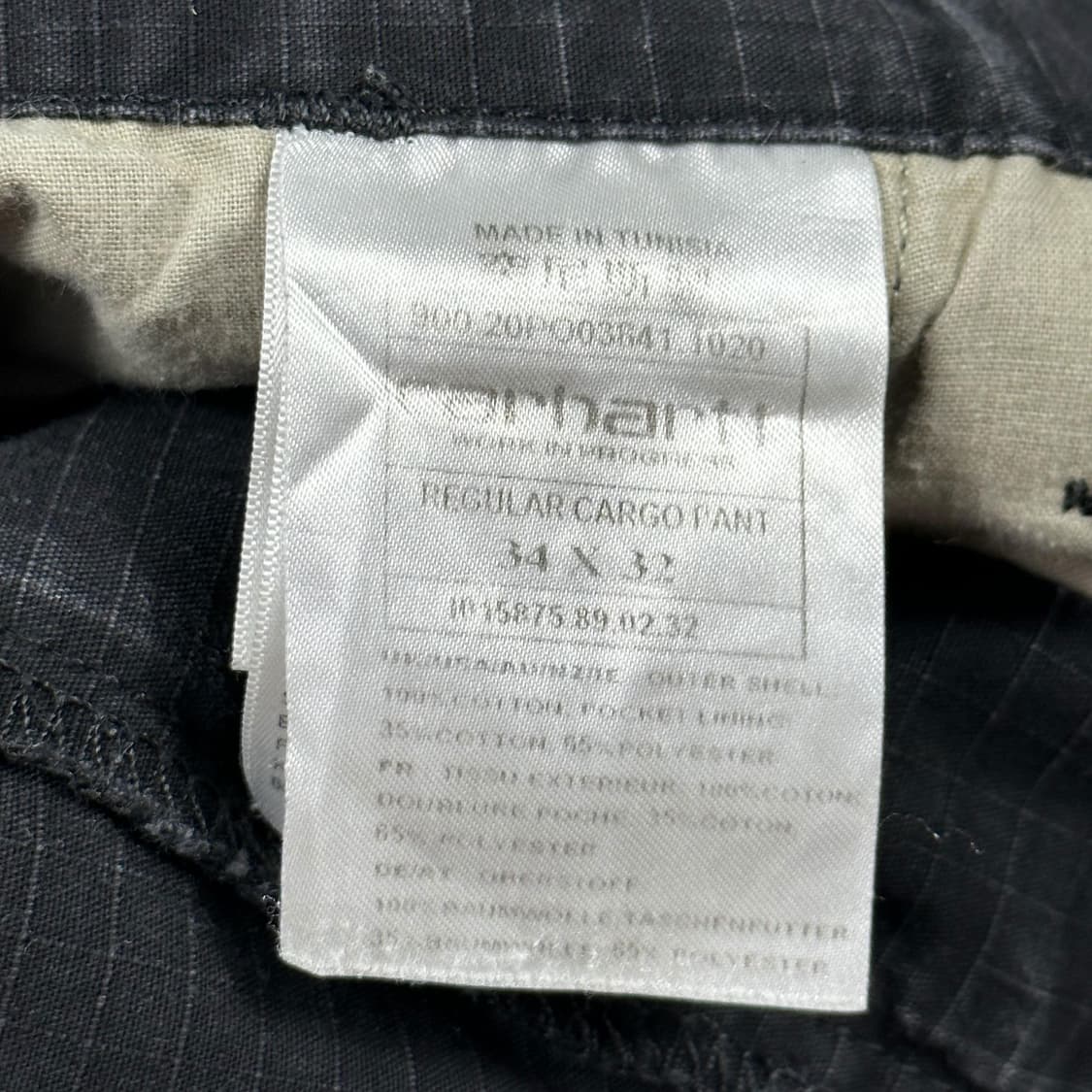 34 칼하트 WIP 더블포켓 스트링 카고팬츠  상품이미지7