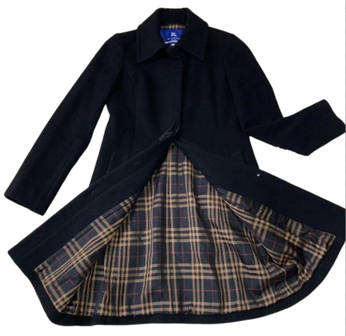 버버리 블루라벨 노바체크 코트 상품이미지1