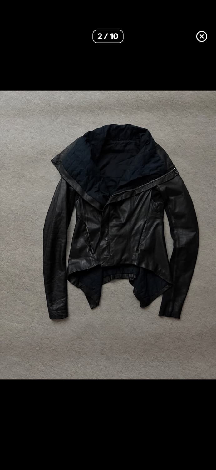 릭 오웬스 레더 자켓 구매합니다 상품이미지3