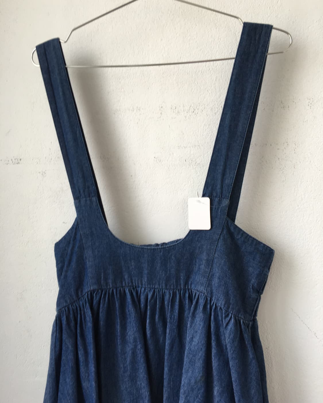Denim suspender mood onepiece 상품이미지4